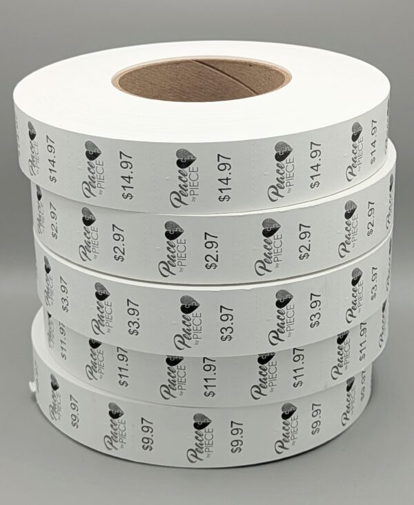 Custom White Tag, “Peace by PIECE” - Image 2